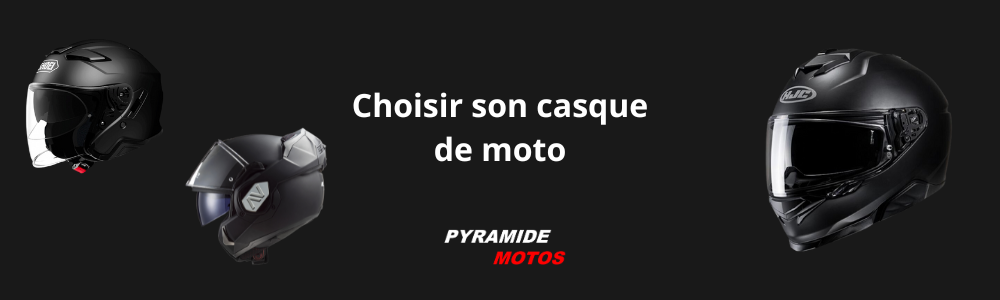 Choisir son casque de moto grâce à la concession Pyramide Motos, magasin de motos et quads à l'isle-sur-la-sorgue